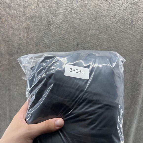 Adidas Hoodie Womens Medium Black Cropped Pullover Logo Sweatshirt H64967 - Picture 12 of 12